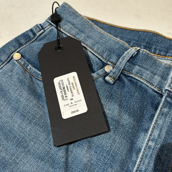 Rag & Bone Avery cuffed cigarette straight jeans NWT 26 - Picture 7 of 8